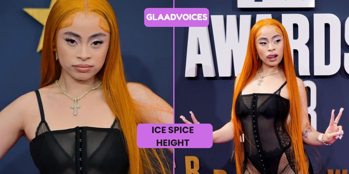 Ice Spice posing confidently in a stylish outfit during a public appearance